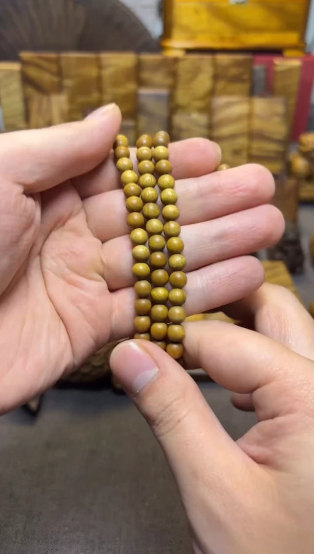 【闪购商品】楠木（金丝楠）其他0.6黄108念珠99