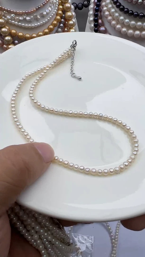 淡水珍珠未镶嵌颈饰1