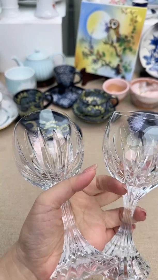 瓷片哈*兔2只泡泡家的瓷器真好看