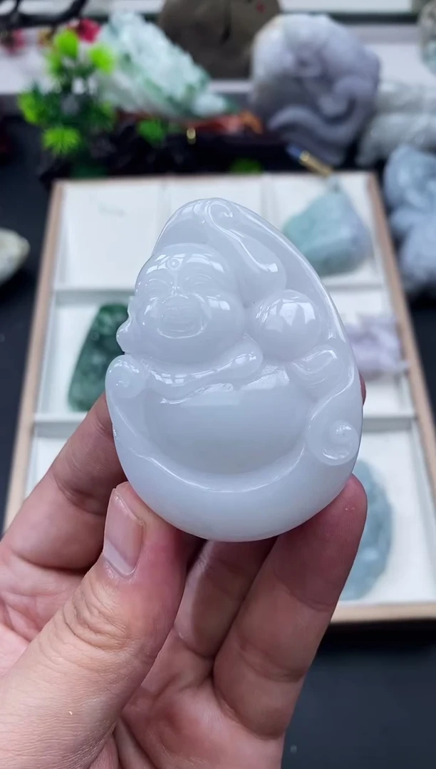 颈饰未镶嵌翡翠天然缅甸A货翡翠