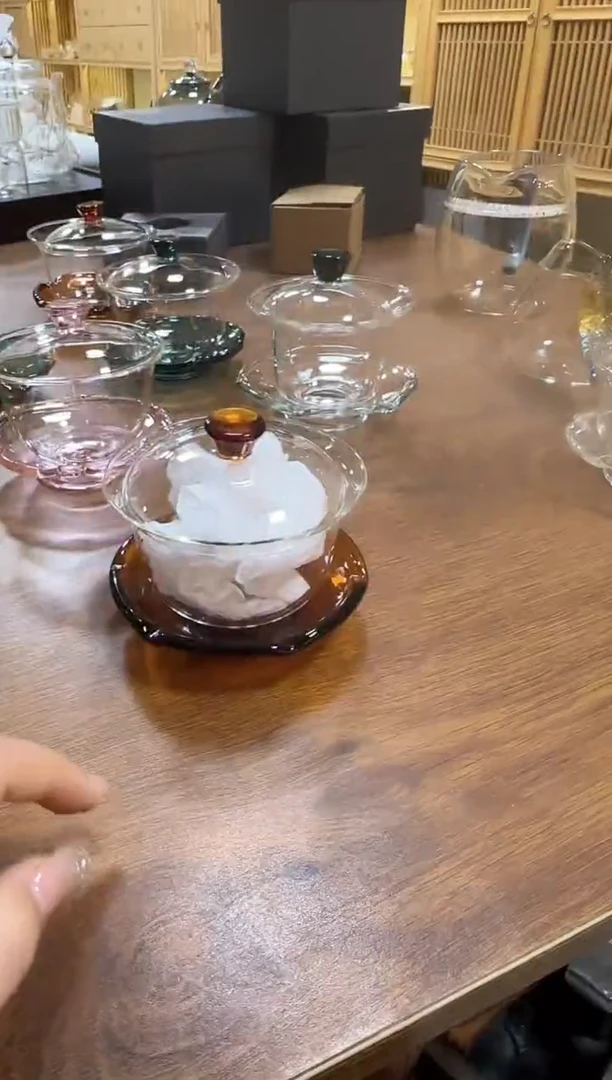 【闪购商品】紫金琥珀色新款盖碗