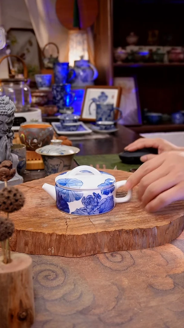 杯子荷花手工手绘手工手绘