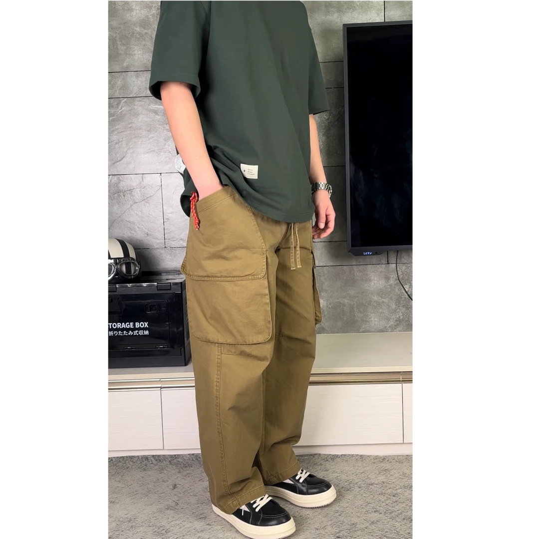 【四季款宽松版型工装裤】水洗活性全棉宽松版型工装裤10