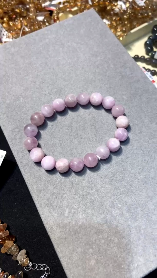 【闪购商品】水晶822-未镶嵌紫锂辉10mm+