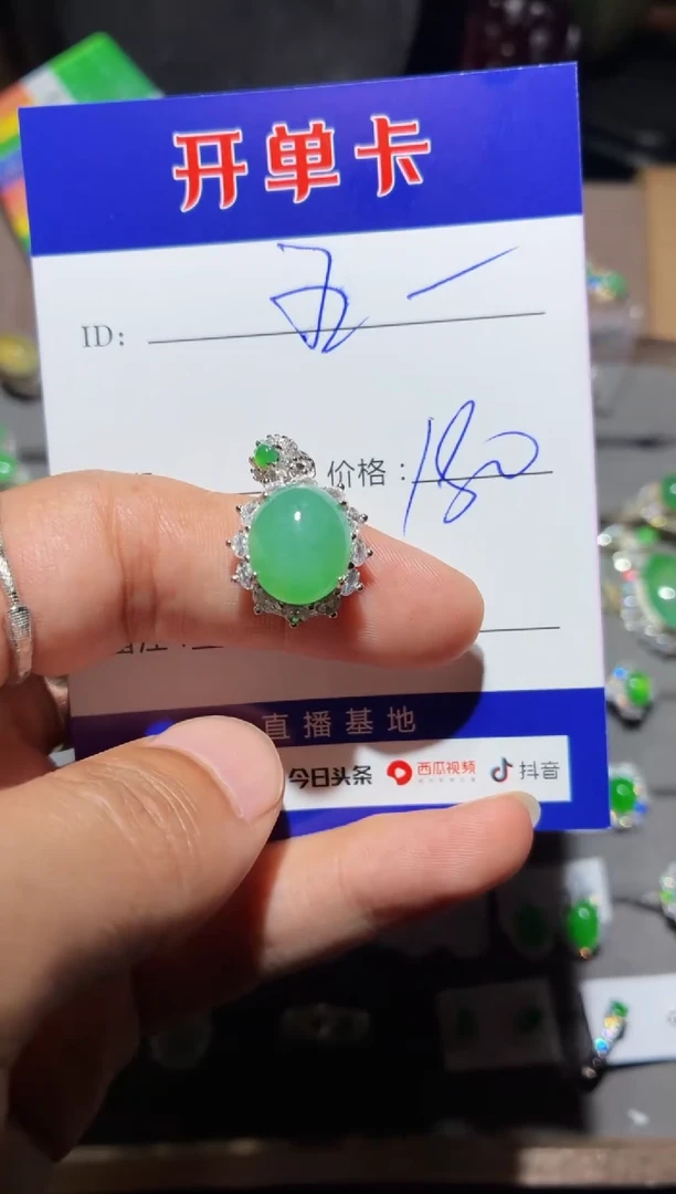 翡翠银S925镶嵌颈饰王乖乖的乖