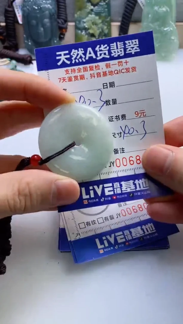 【闪购商品】翡翠挂件未镶嵌