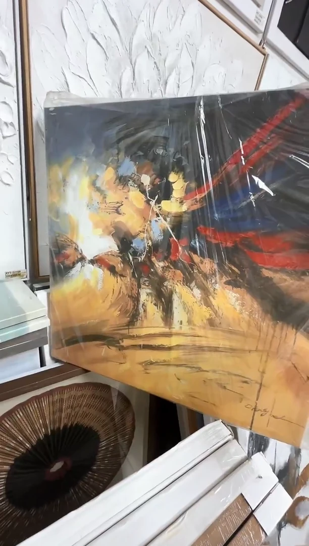 168现代艺术装饰画油画75*75