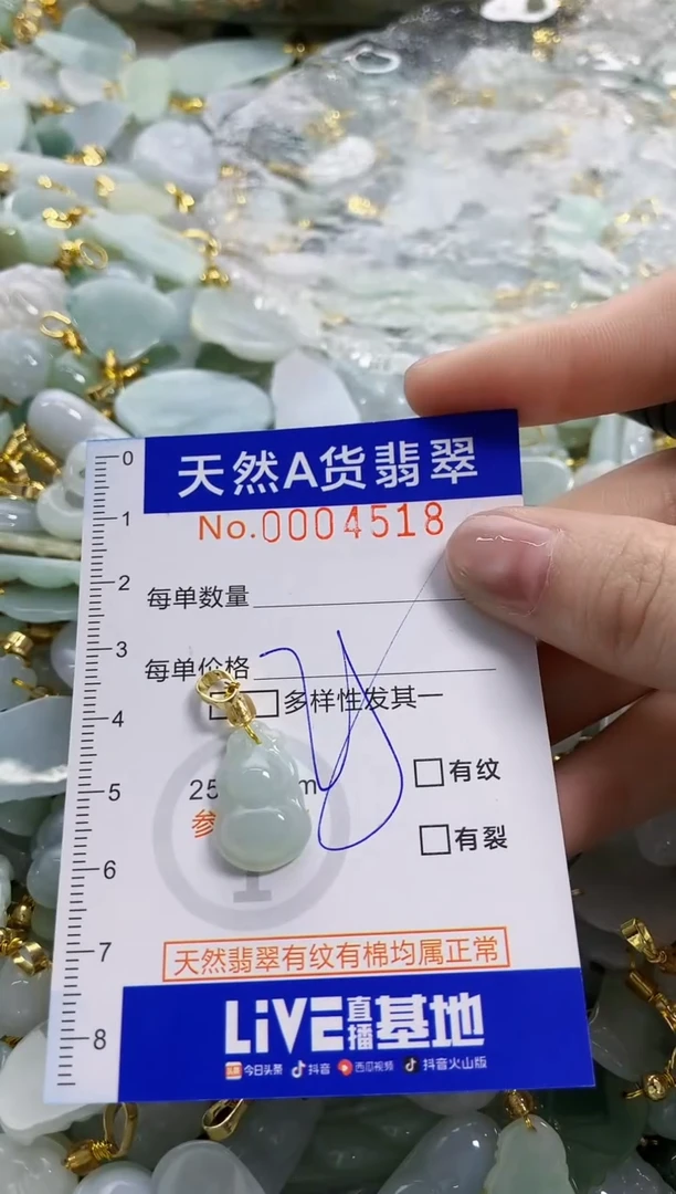 颈饰未镶嵌翡翠天然A货翡翠