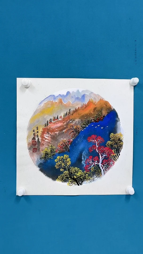 【闪购商品】国画3.6-甄选-王夫怀-斗方-04