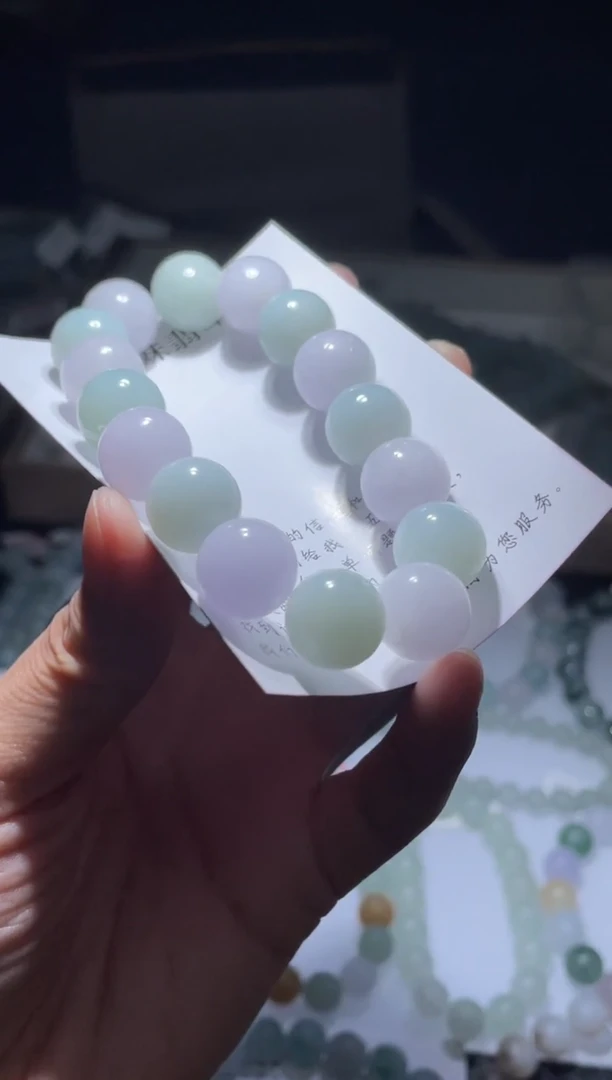 未镶嵌定制翡翠翡翠手串