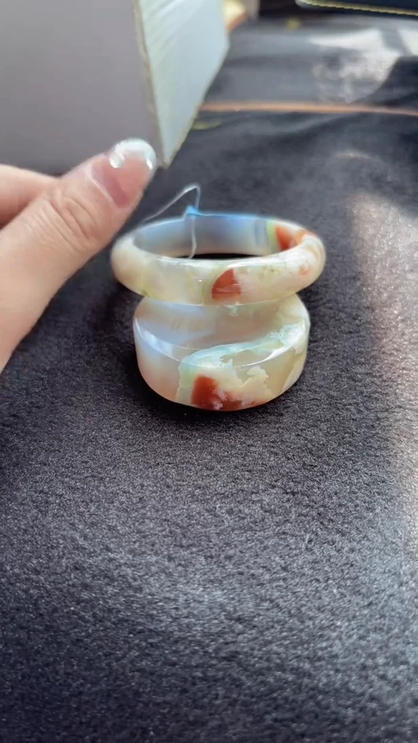 未镶嵌手镯石英质玉A37(52圈赠送镯心)