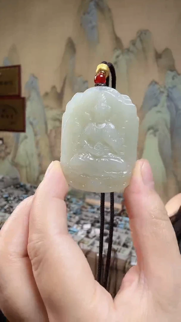 颈饰未镶嵌和田玉.