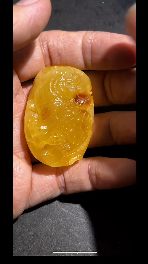 未镶嵌吊坠(不含链)蜜蜡pz629-66