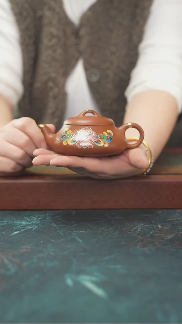 1.4  珐琅彩 降坡 全手