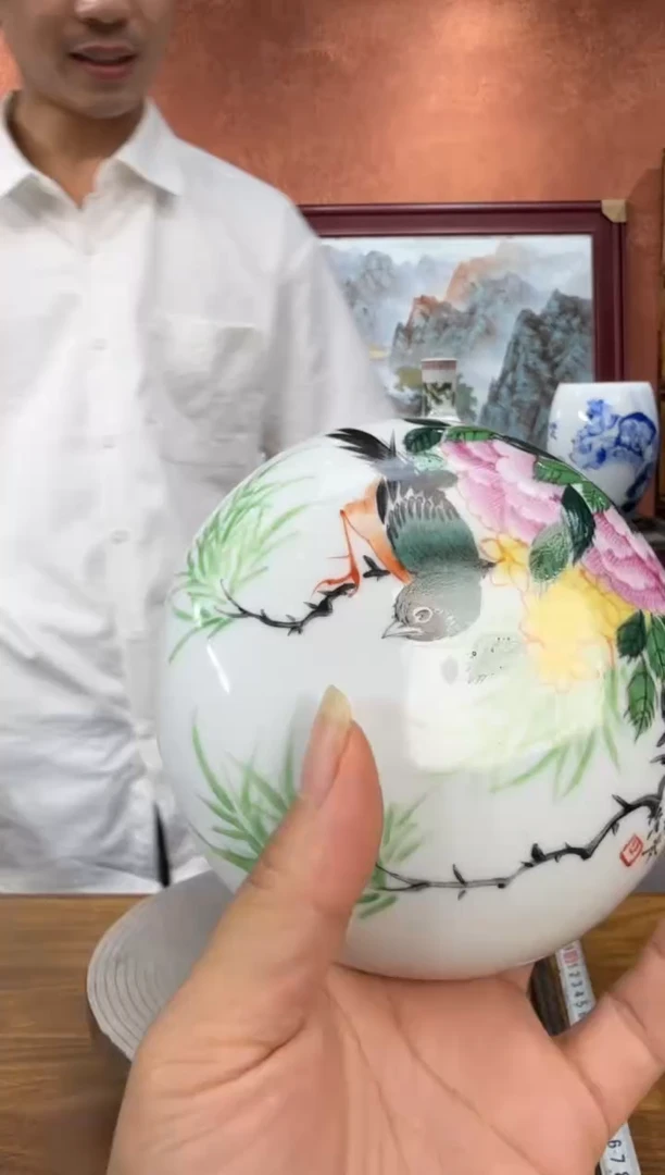 吴义松陶盟手工手绘陶瓷编码：5183