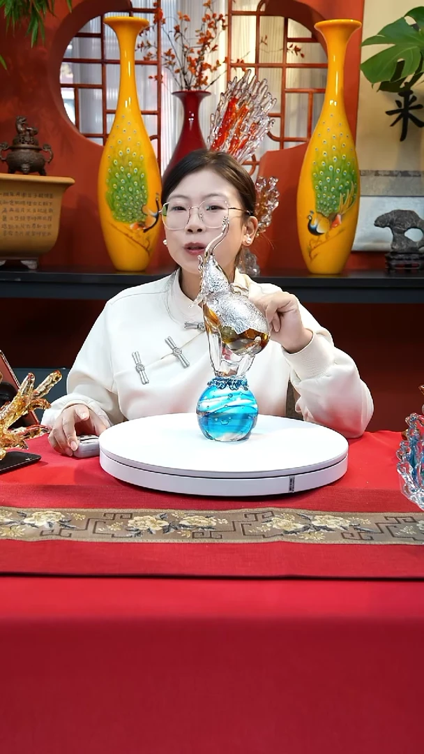 手工艺品琉璃大象