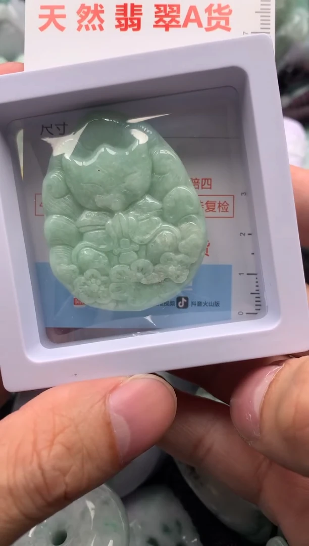 翡翠未镶嵌吊坠(不含链)1