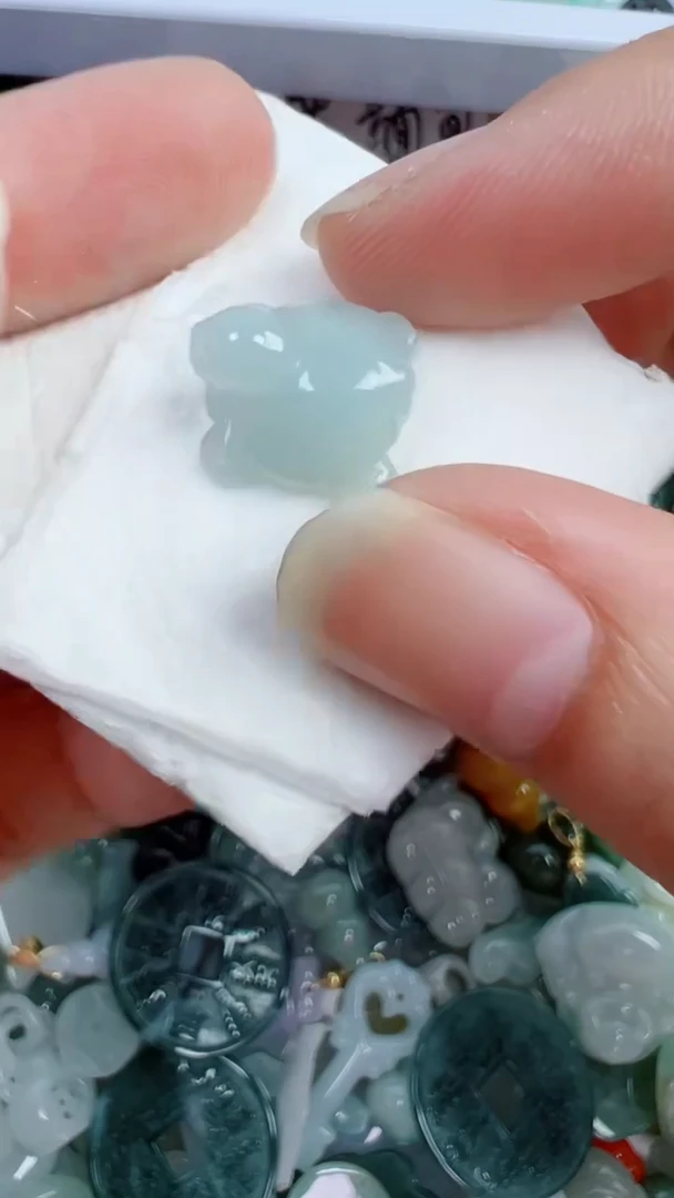散珠翡翠22号链接，A货翡翠