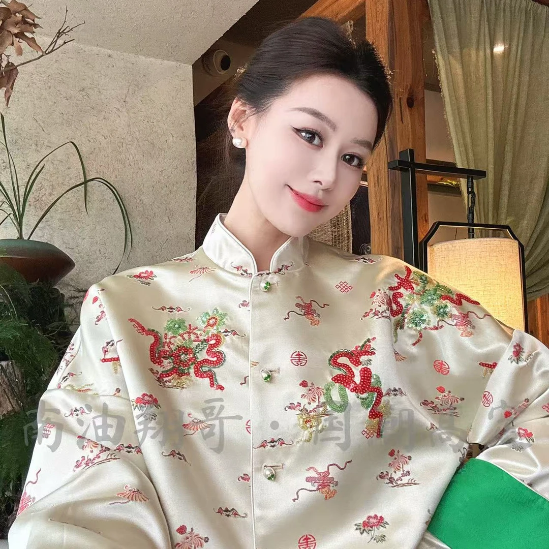 XIANGGE.【八仙纹】新中式国风气质国风外套妍HF-870147