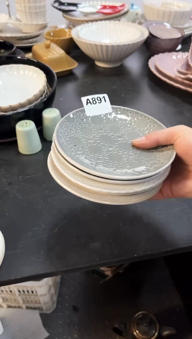 瓷片a891盘子5个