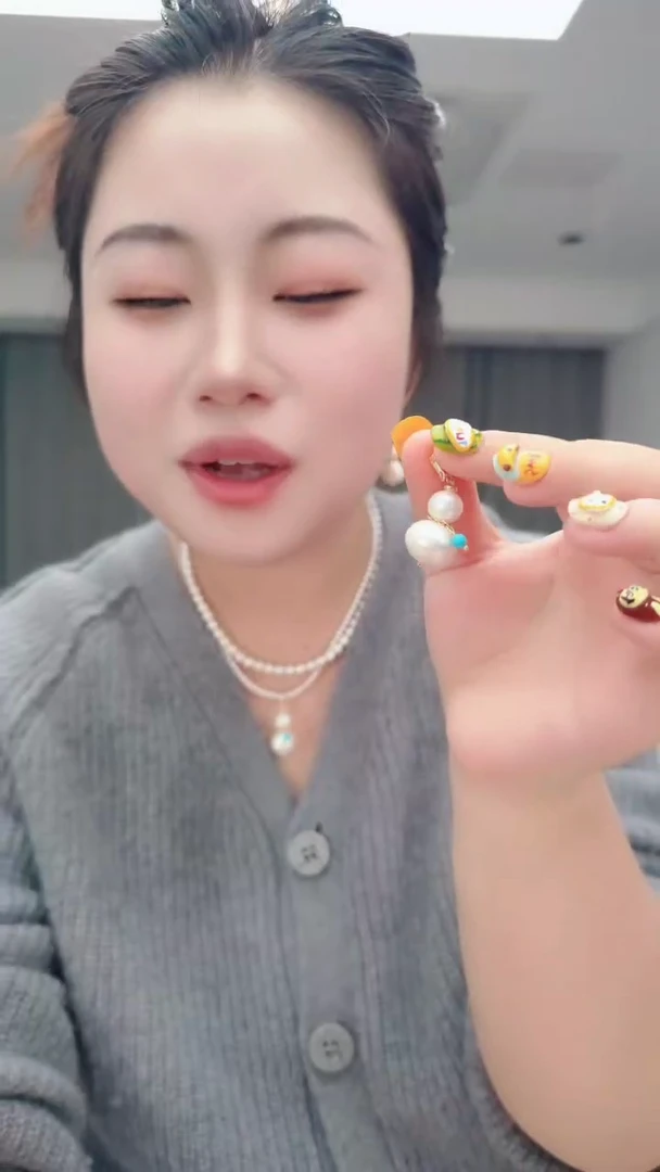 颈饰合金淡水珍珠0501珍珠葫芦