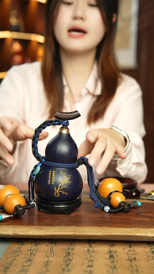 196号260ml左右非遗大漆酒葫芦