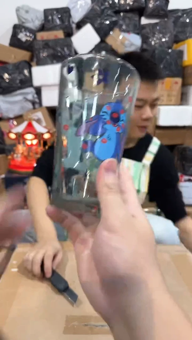 瓷片史迪仔玻璃杯