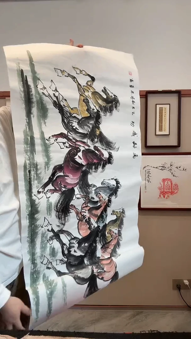 国画j朱老师国画作品一件