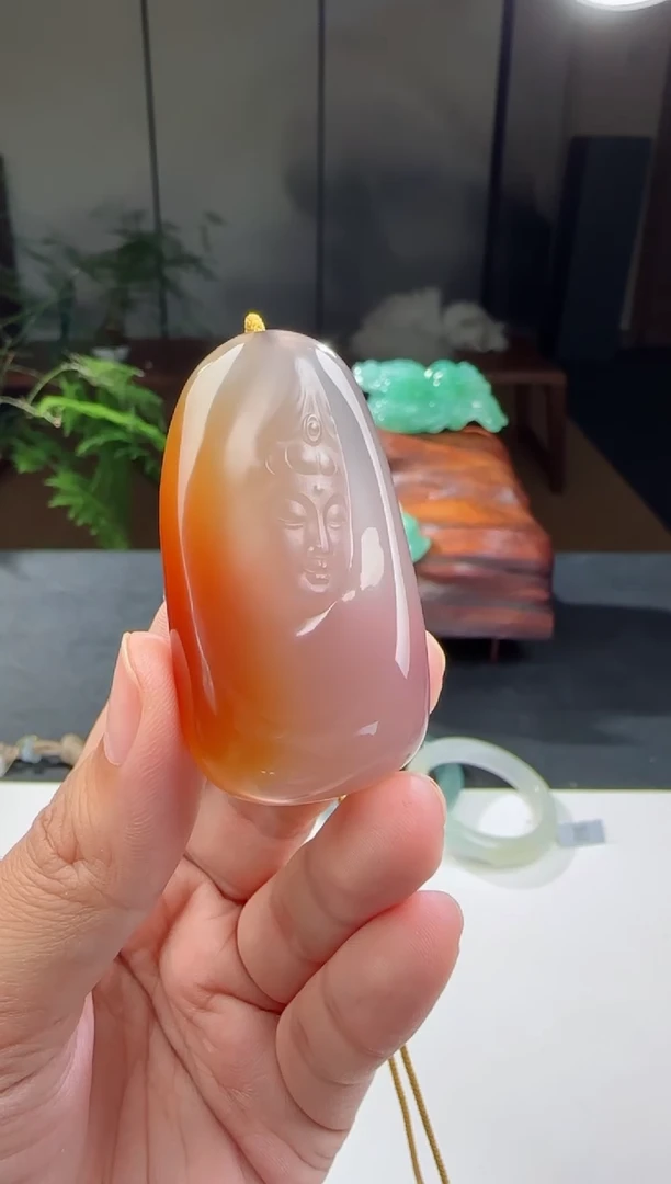 玛瑙/玉髓颈饰未镶嵌【洋洋】