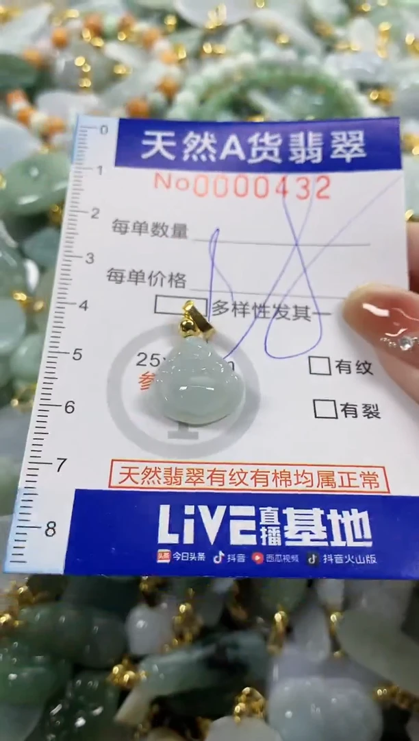 颈饰未镶嵌翡翠天然A货翡翠