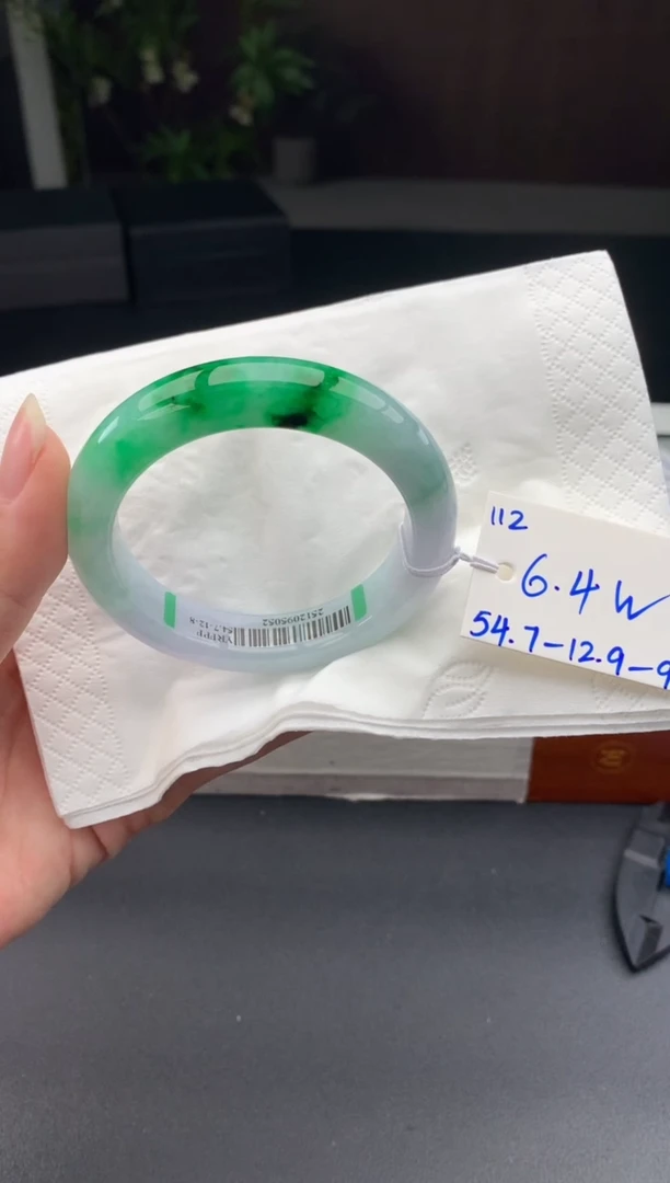 未镶嵌手镯翡翠翡翠手镯#112 圈口54