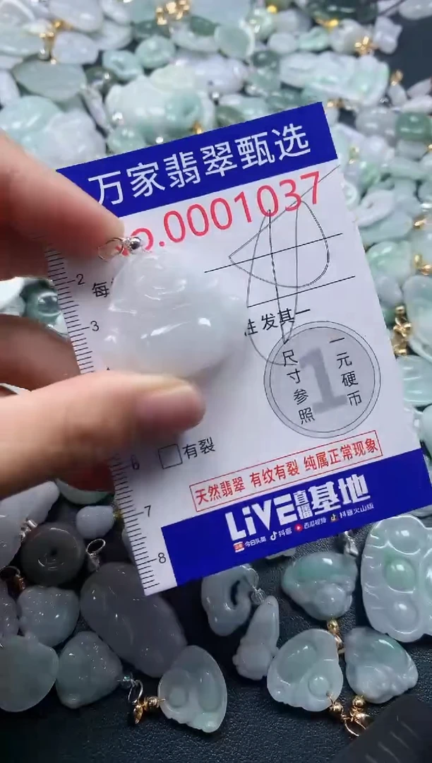 吊坠(不含链)未镶嵌翡翠1037