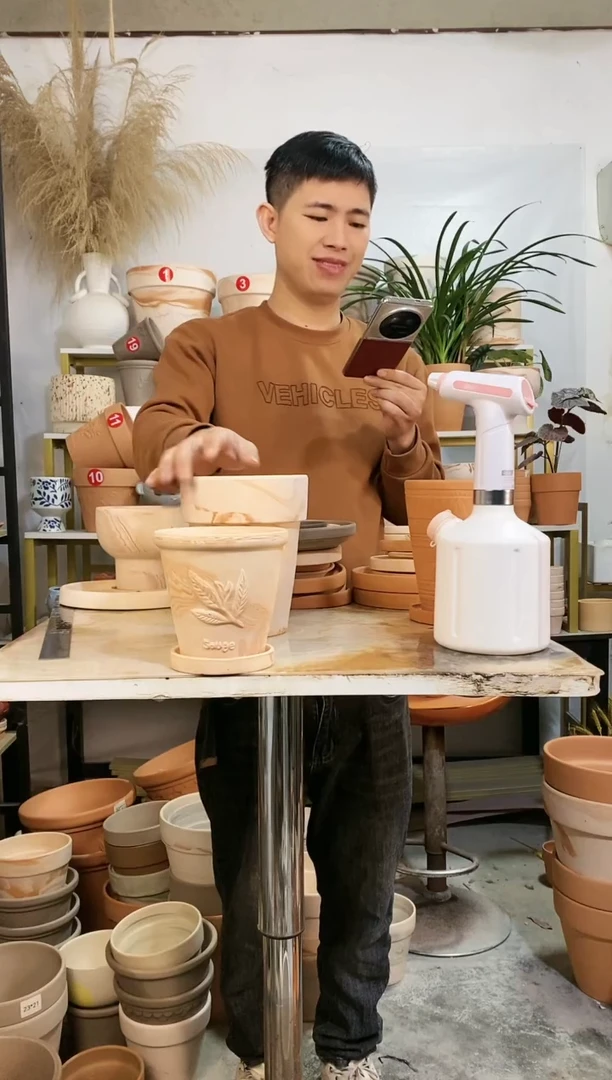 【闪购商品】红陶13*13玛奇朵香草 1盆1托