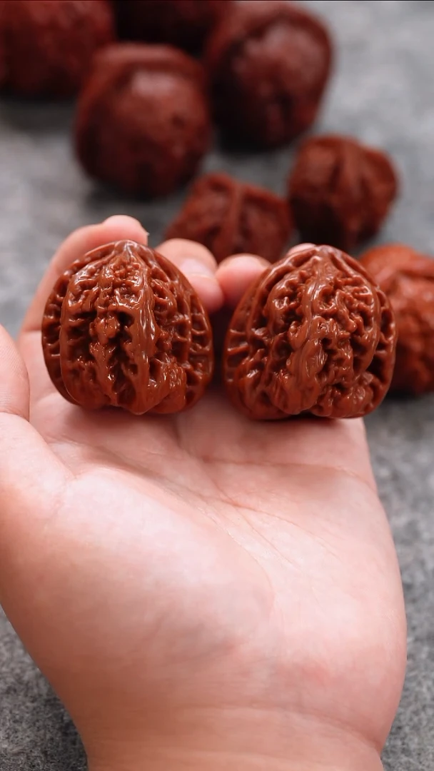 桃核把件文玩核桃 手把件 大粗筋 38mm