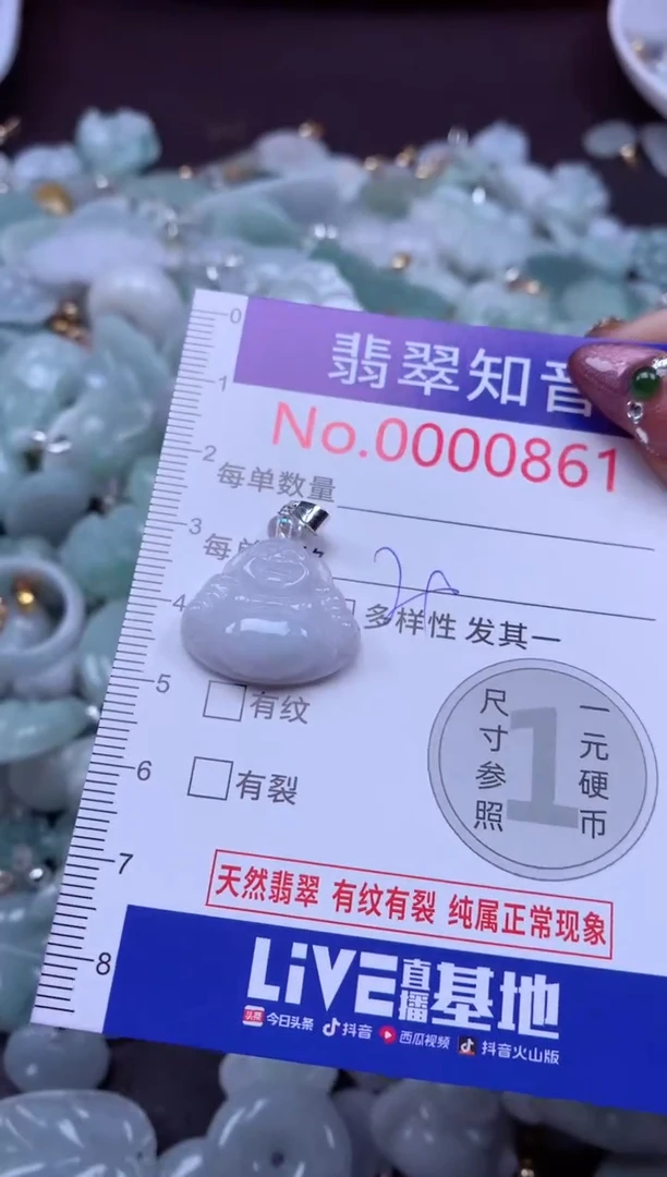 吊坠(不含链)未镶嵌翡翠861