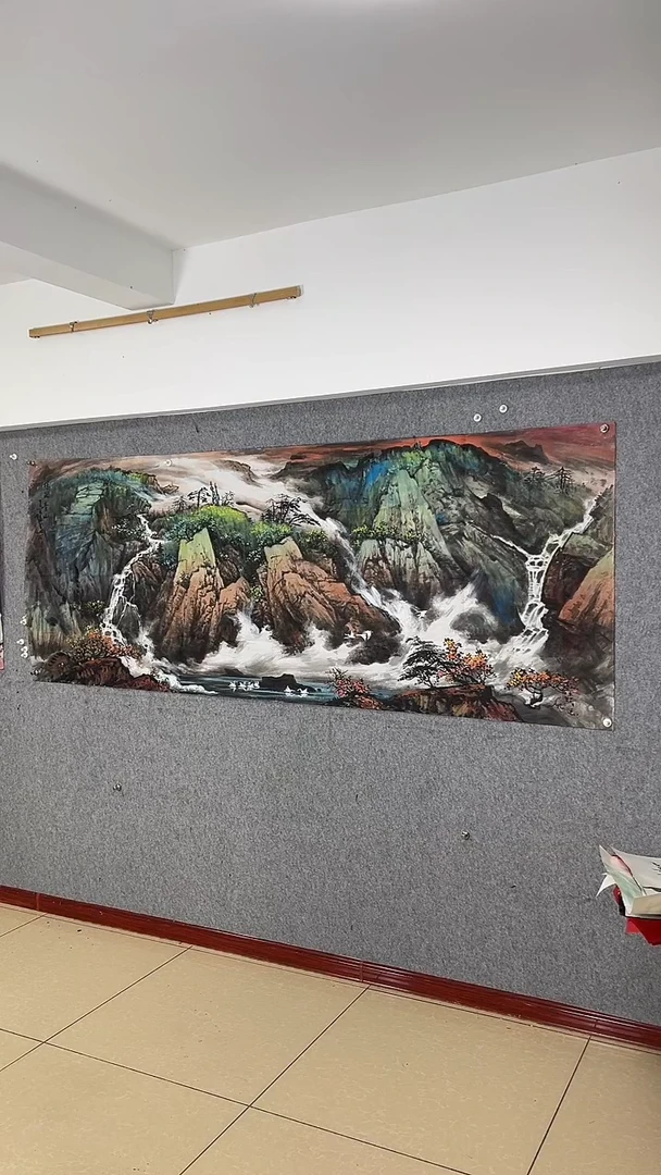 国画传统写意画《山水画》