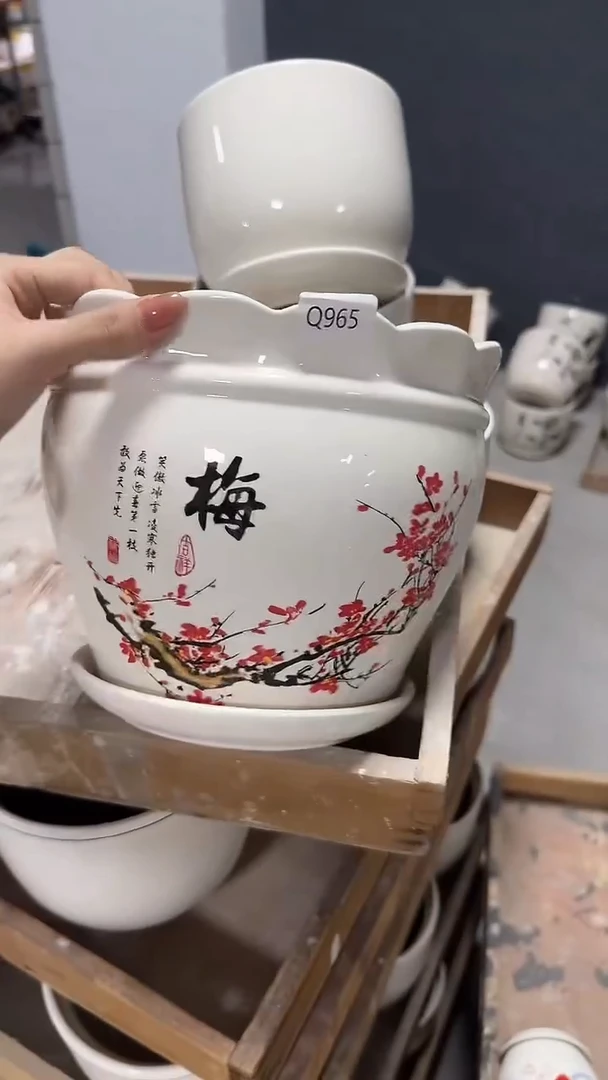高温陶瓷花盆+Q965