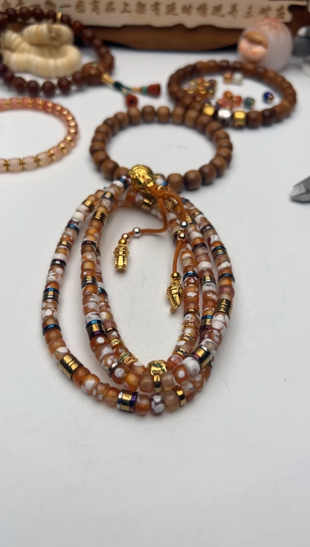 【闪购商品】玛瑙/玉髓手链合金玛瑙手串