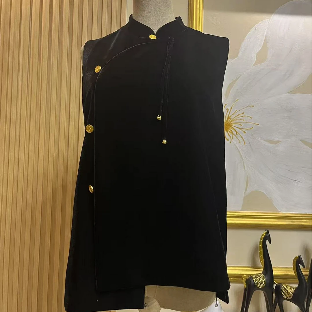 丝绒复古衣服ins时尚气质