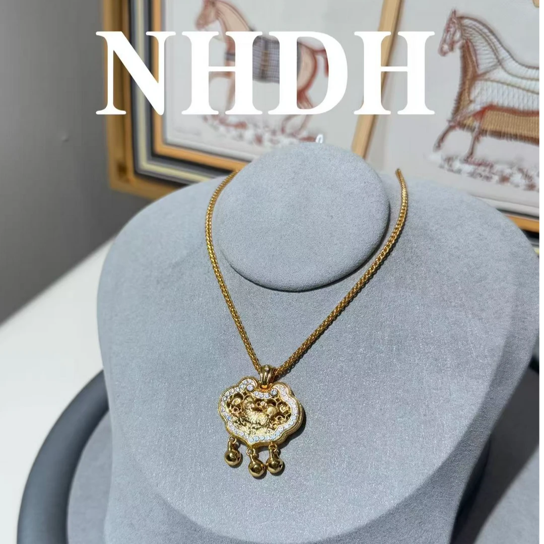 合金项链 古法如意人工打磨项链