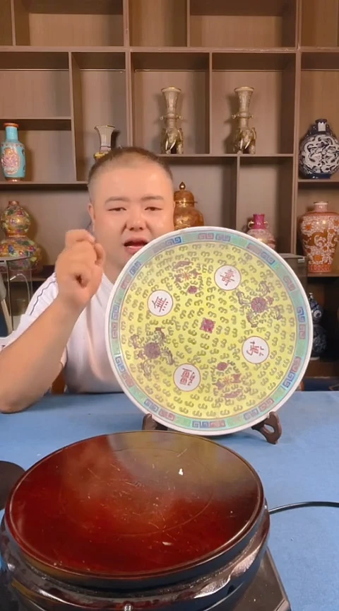摆件景德镇陶瓷青花摆件35