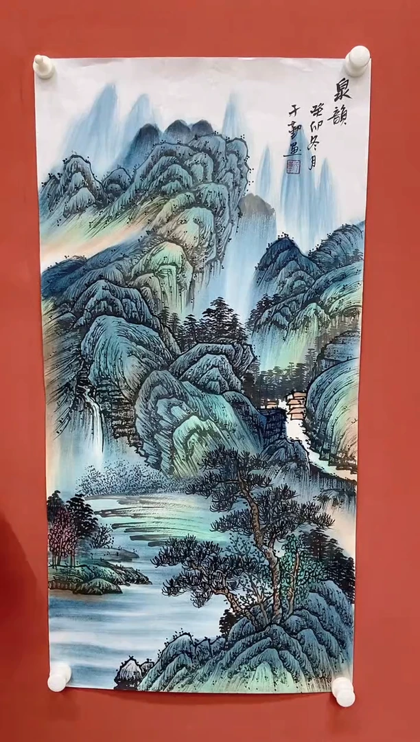 【闪购商品】国画于勤国画山水作品3