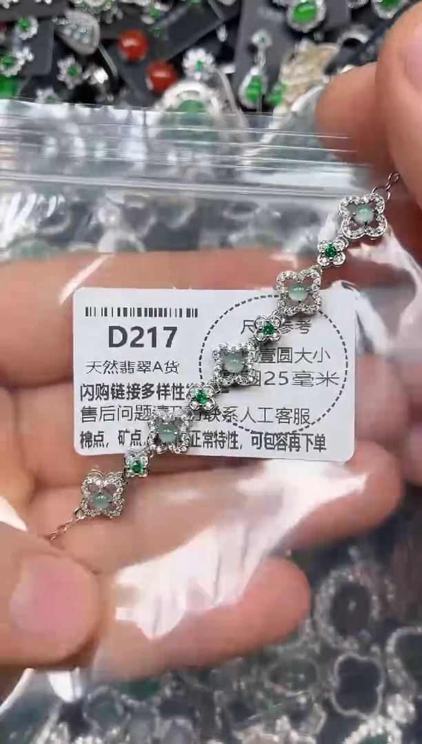 颈饰未镶嵌翡翠D217手链