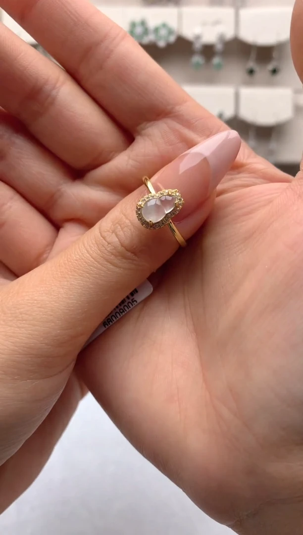 【闪购商品】翡翠戒指银S925镶嵌1号