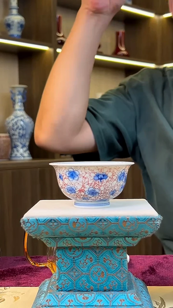 瓷片景德镇毛仔柴窑杯