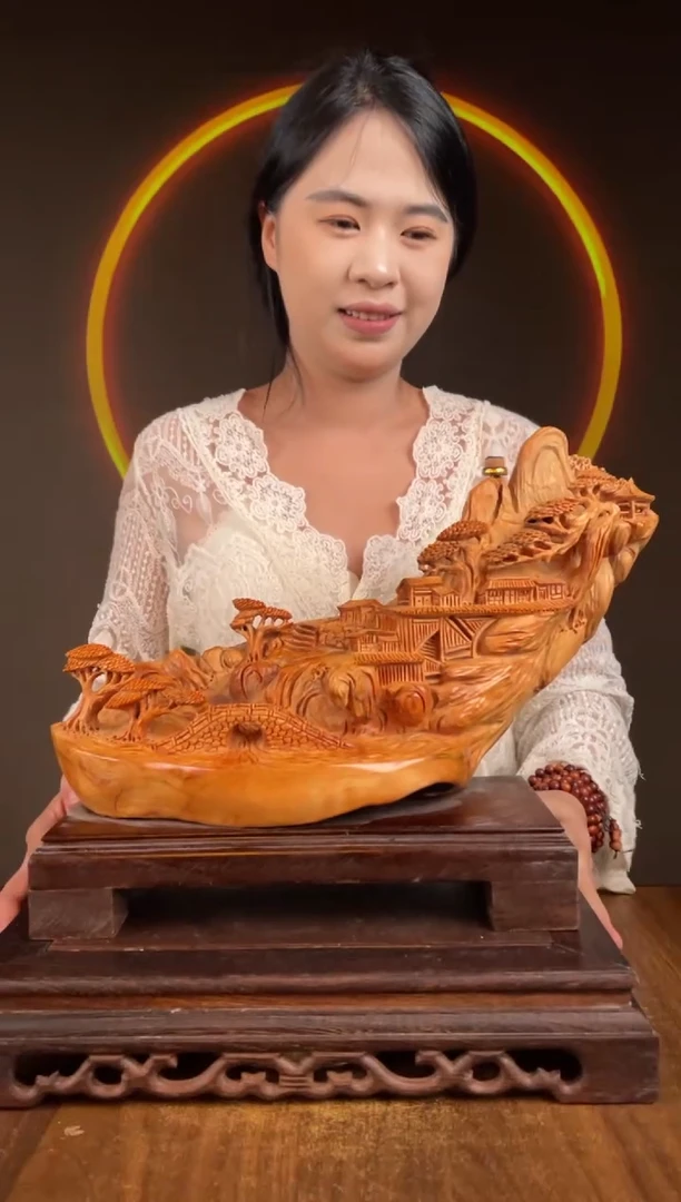 柏木（崖柏）手工摆件,先抢先得! 编号:202