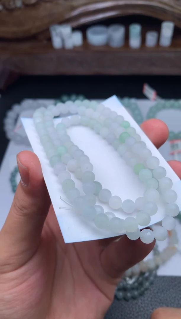 【闪购商品】定制翡翠未镶嵌珠链