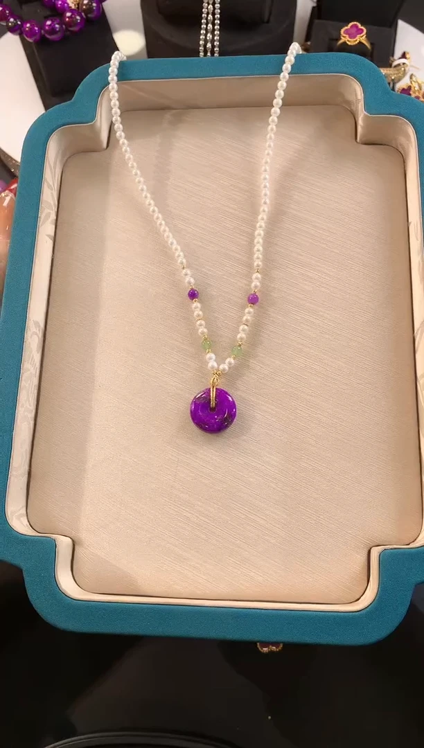 【闪购商品】苏纪石（舒俱来）.18K金镶嵌舒俱来项链