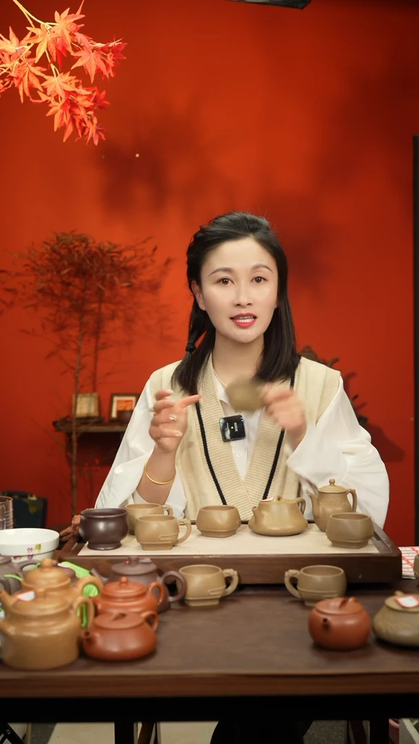 【闪购商品】紫砂茶壶宝山墨绿泥祥云杯一对