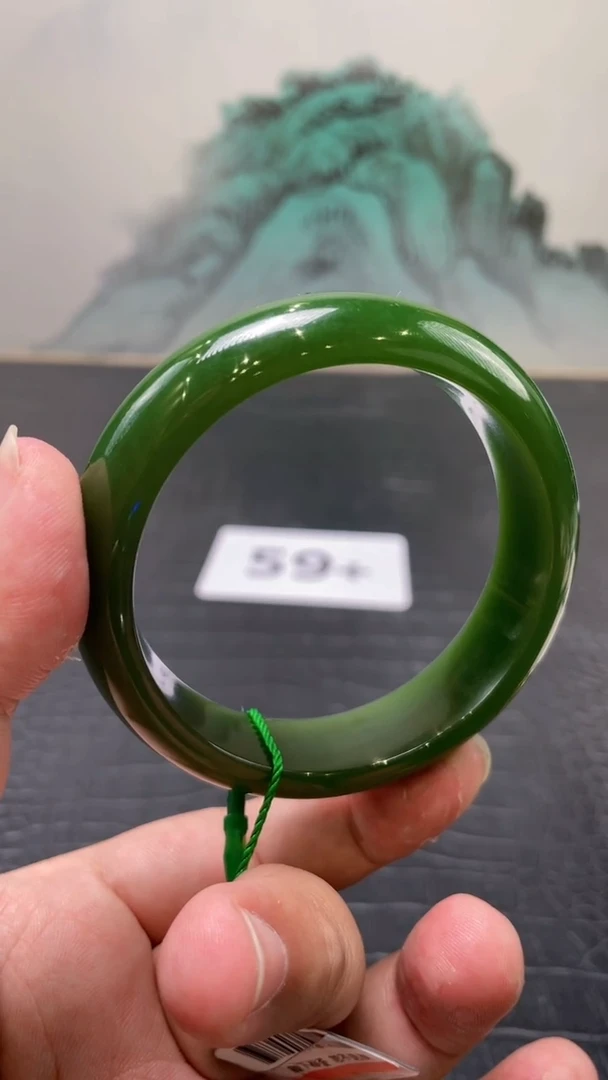 未镶嵌手镯和田玉（碧玉）红*59+